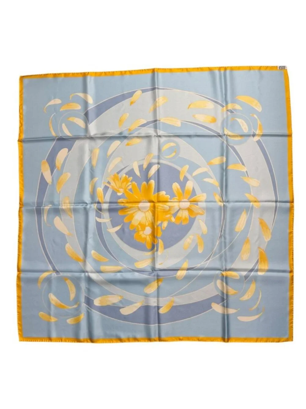 Hermes Carre 90 Leave It to the Wind Ribal Chain Ko Silk Scarf